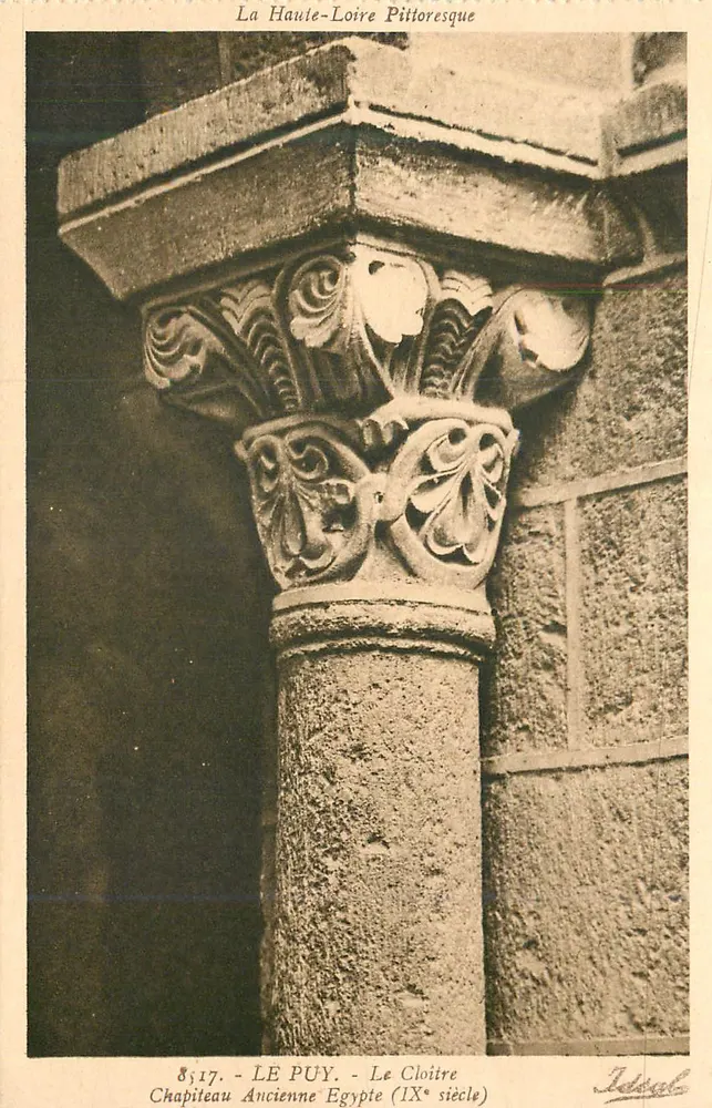 Le Puy - Der Cloister - Hauptstadt der Alten Ägypten (9. Jahrhundert) - Vorderseite