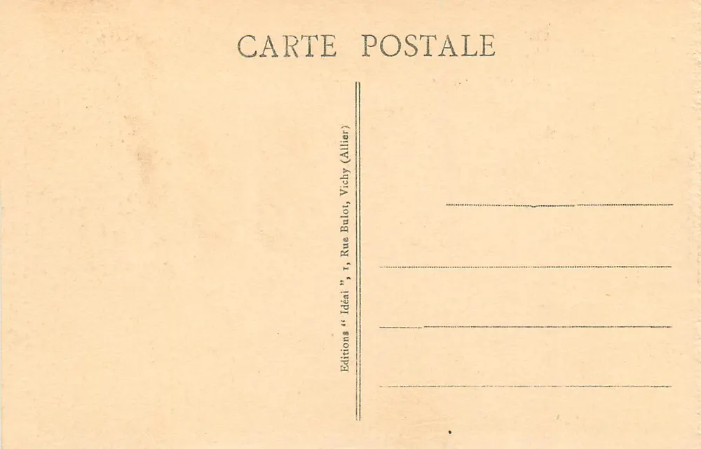 Le Puy - Der Cloister - Archaischer Kapitell (8. Jahrhundert) — La Haute-Loire Pittoresque — Verlag: Idéal, Vichy (Allier) - Rückseite