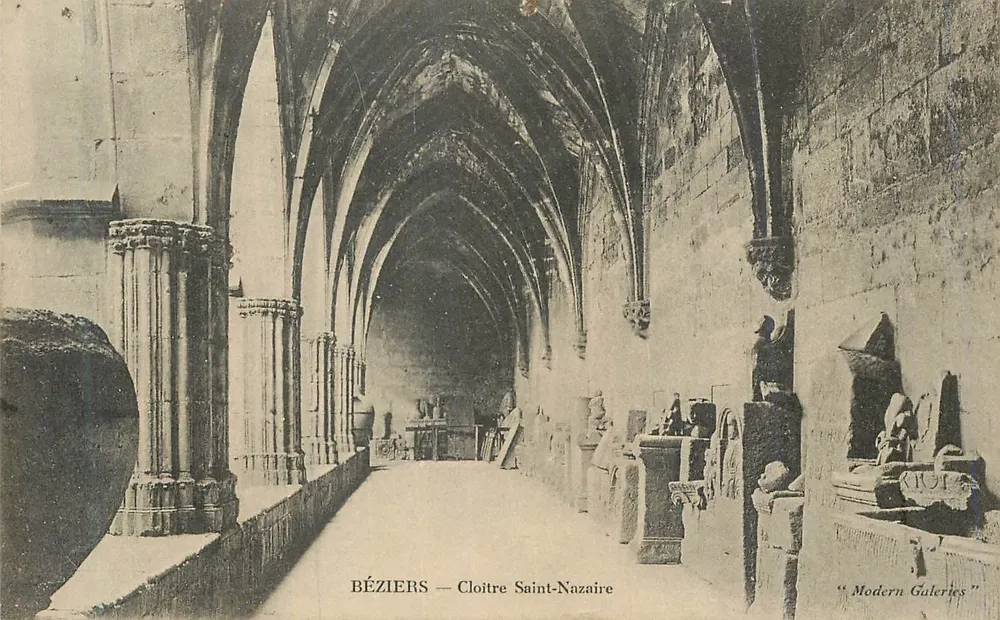 Béziers — Cloître Saint-Nazaire — éditeur 'Modern Galeries' - Frente