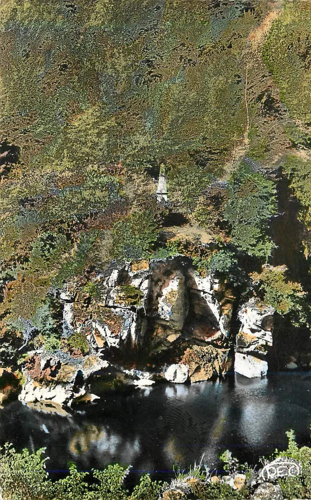 Gorge profunda da Creuse — Espelho tranquilo no verão — MI. ROUSSET - Editor - Frente