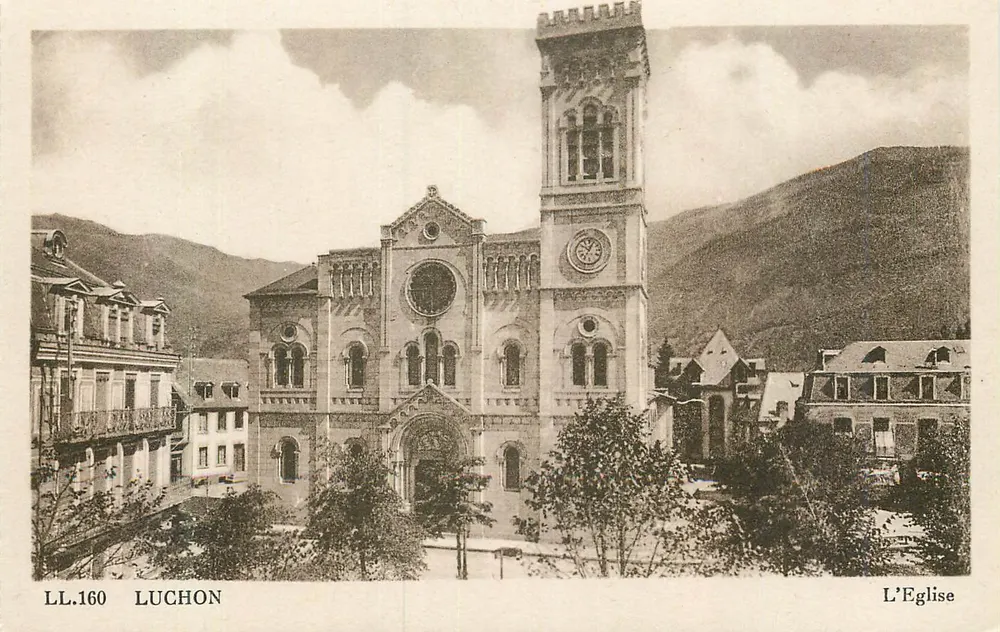 Luchon — A Igreja — CIÉ DES ARTS PHOTOMÉCANIQUES, Paris - Frente