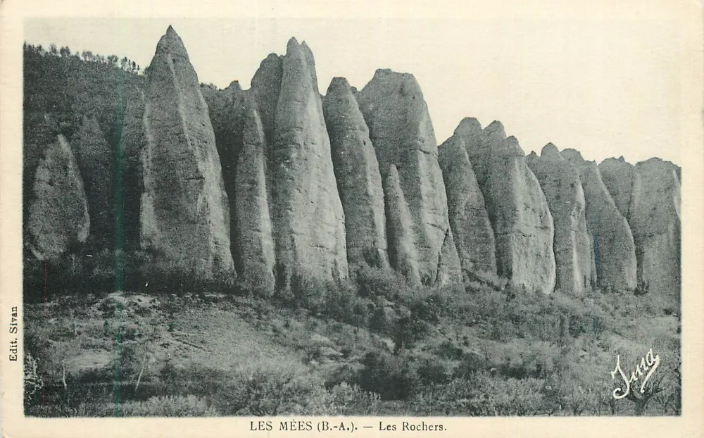 Les Mées (B.-A.) — Os Rochos — Edit. Sivan - Frente
