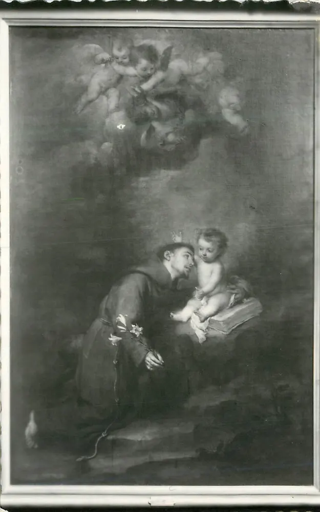 São Antônio de Padova — Museu Provincial das Belas-Artes de Sevilha — Murillo, século XVII - Frente