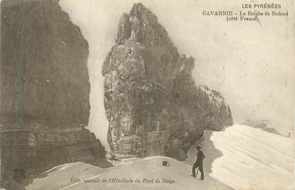 Gavarnie - La Brec'he de Roland (französische Seite) — Sonderausgabe von Hôtellerie du Pont de Neige - Vorderseite