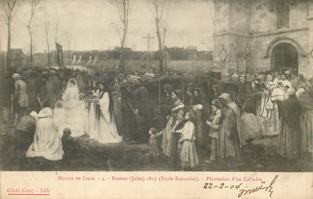 Pflanzung eines Calvariums — Museen von Lille — Cliché Cayez - Lille - Vorderseite