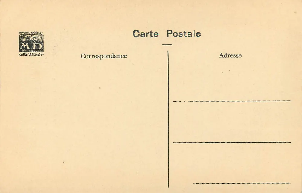 Les Deux Bouquets — Musée Communal des Spectacles à Saint-Gilles-Bruxelles — N° 23 - Verso
