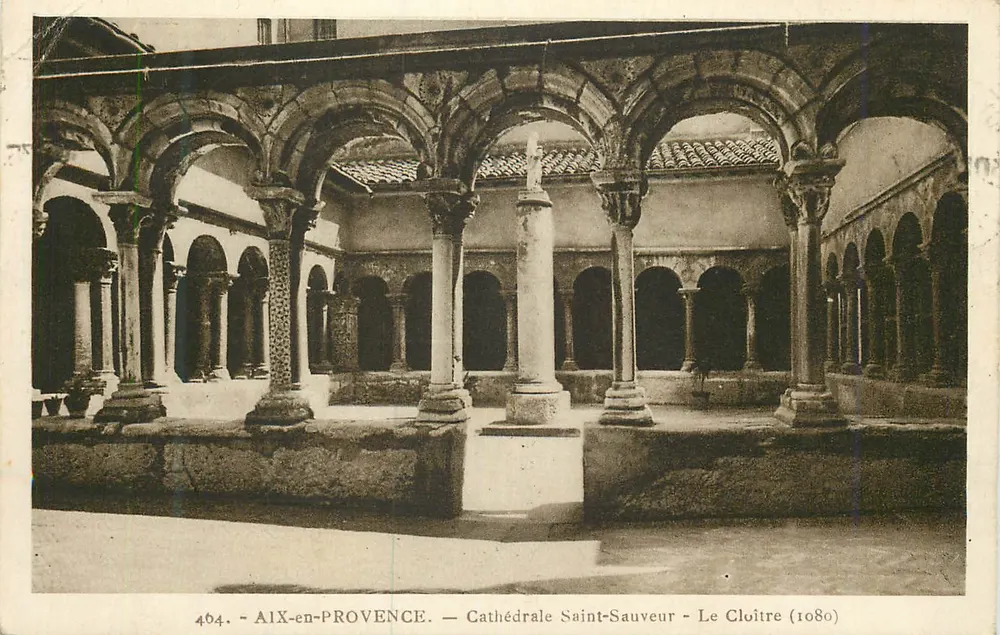 Aix-en-Provence — Kathedrale Saint-Sauveur — Der Cloister (1080) - Vorderseite