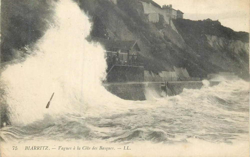 Blarritz — Ondas na Costa dos Bascos — L.L. n°75 - Frente