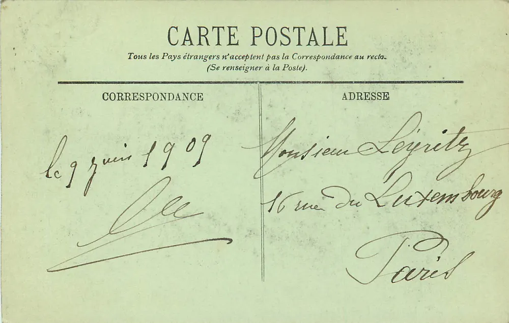 Aix-les-Bains — Haute-combe — LL. — Editor LL, n° 81 - Verso