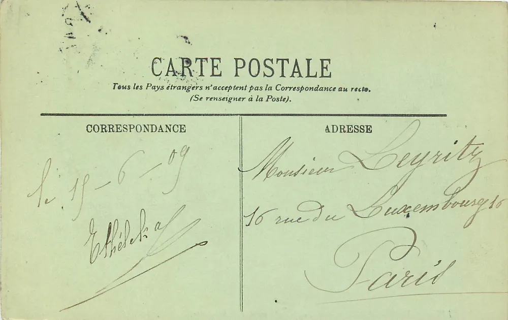 Lac du Bourget vu de la Chambotte — Aix-les-Bains — LL. — n°148 - Verso