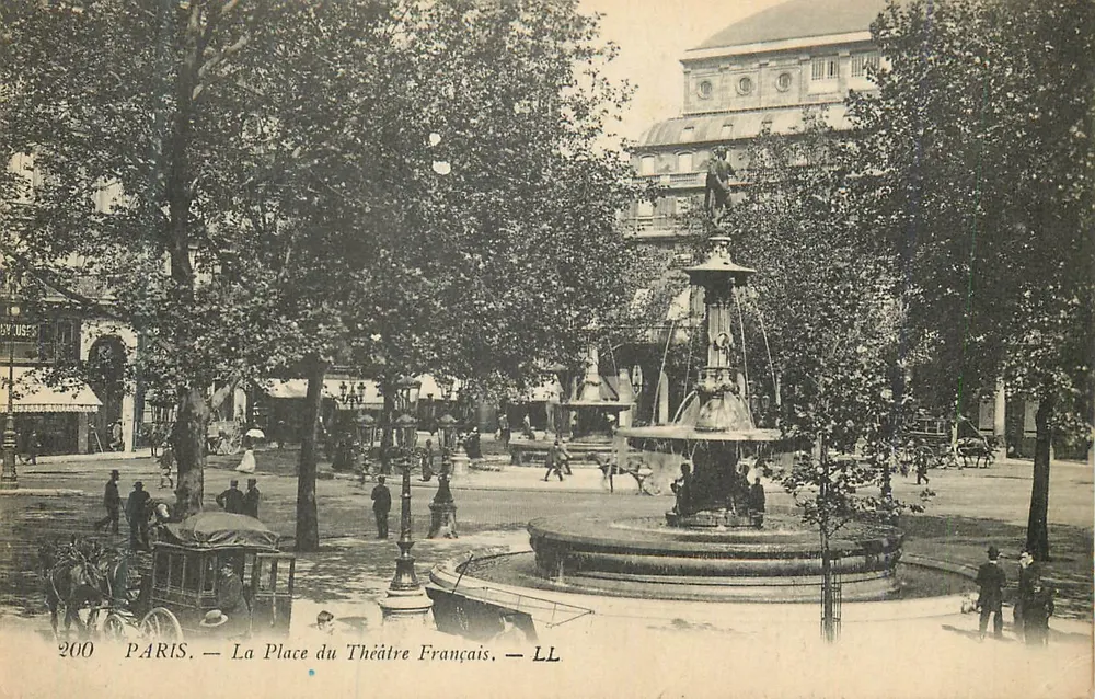 Paris — Die Place du Théâtre Français — LL - Vorderseite