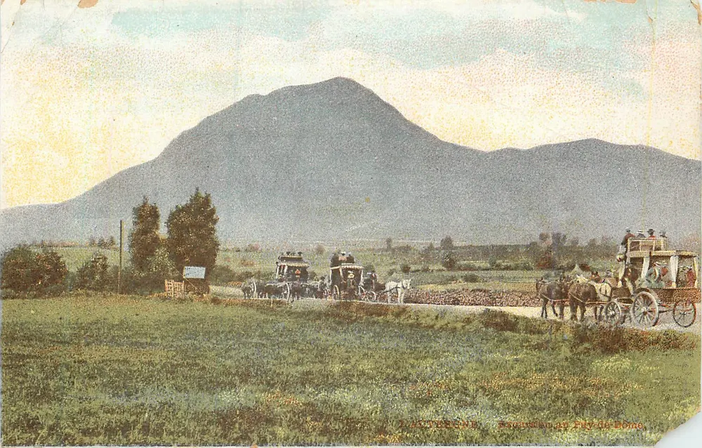 Lucterene — Panorama du Puy de Dôme — Collection du « Journal » - Recto