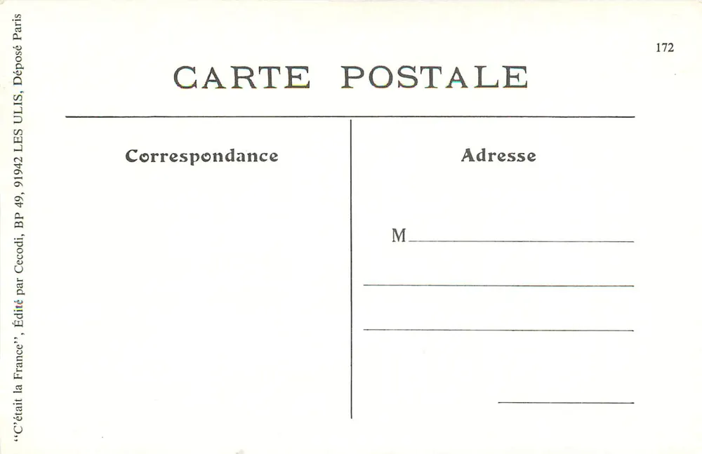 Annonay — Oficina de Mégissiers-Palissonneurs — E. J. - Annonay - Verso