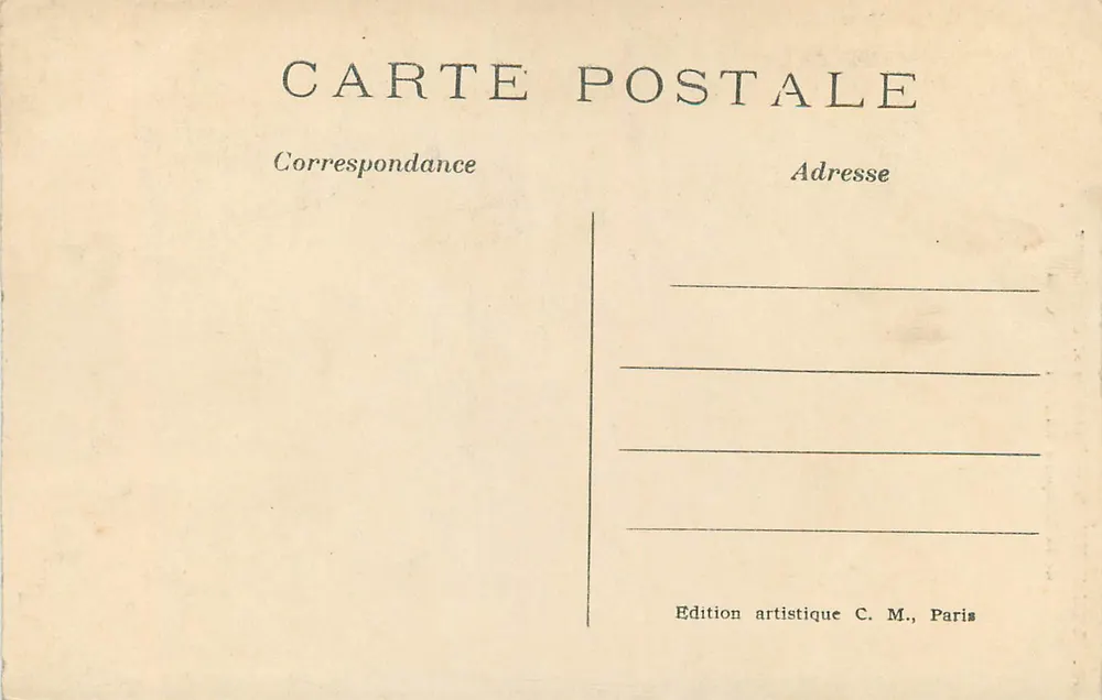 Vincennes — Türme und Kuppel der Kapelle des Forts — C.M. n°68 - Rückseite