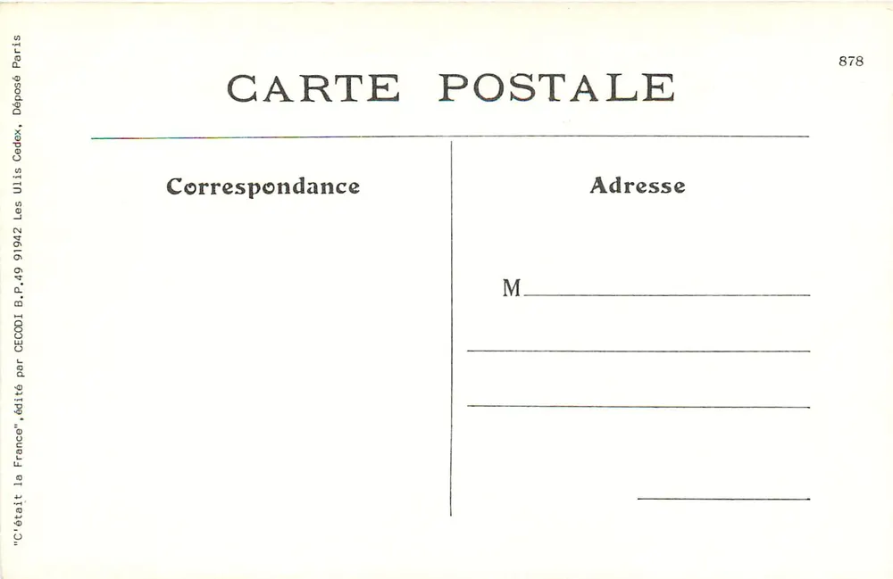 Saint-Étienne - Das Leben auf dem Land - Um den Kreisverkehr - Edit. Nouvelles Galeries, St-Étienne - Rückseite