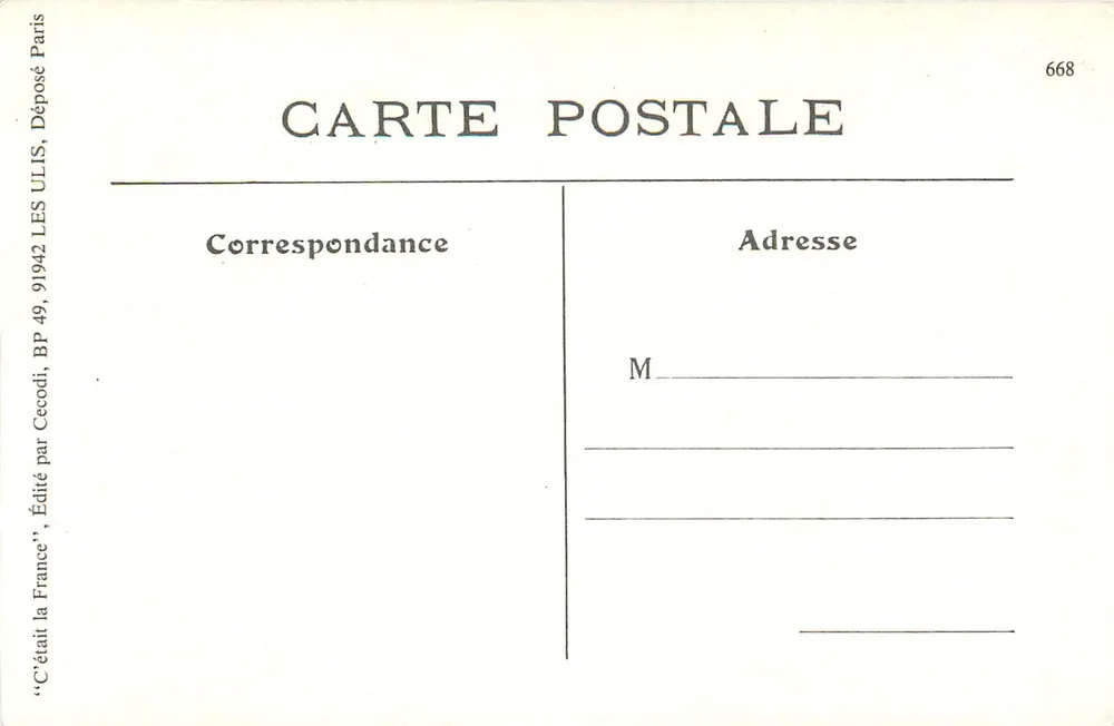 Paris — Innenansicht der Gare Montparnasse — Gepäckhalle — P. Marinusé, Paris - Rückseite