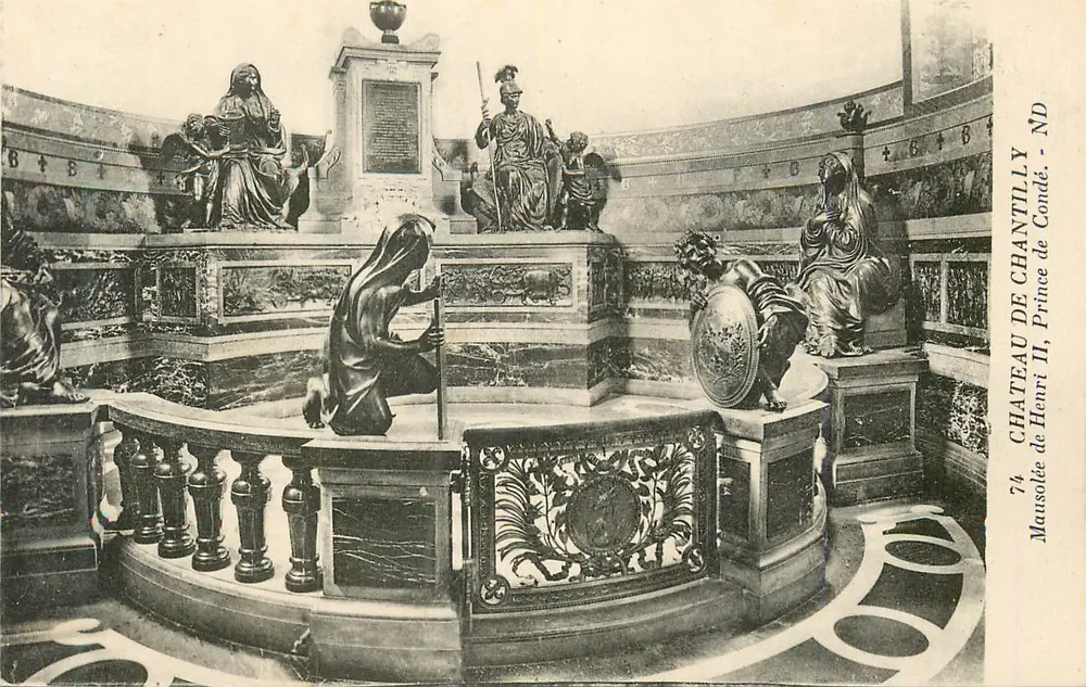 Mausoleum von Henri II, Fürst von Condé — Schloss Chantilly - Vorderseite