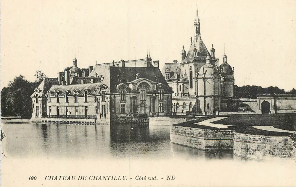 Castelo de Chantilly — Lado sul — ND — N° 100 - Frente
