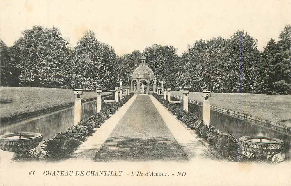 Castelo de Chantilly — A Ilha do Amor — ND - Frente
