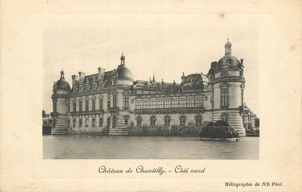 Château de Chantilly - North Side — Heliography by ND Phot. - Front