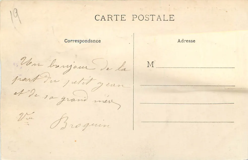 Bort - Le Pont et la Grande Rue — Corrèze, n°113 - Verso