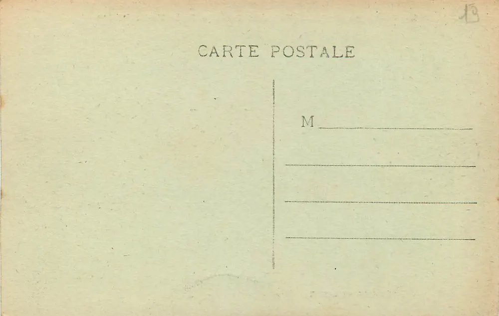 Bugeat (Corrèze) — Felsen und Wasserfall der Petite Vézère — Verlag: Lanéix - Rückseite