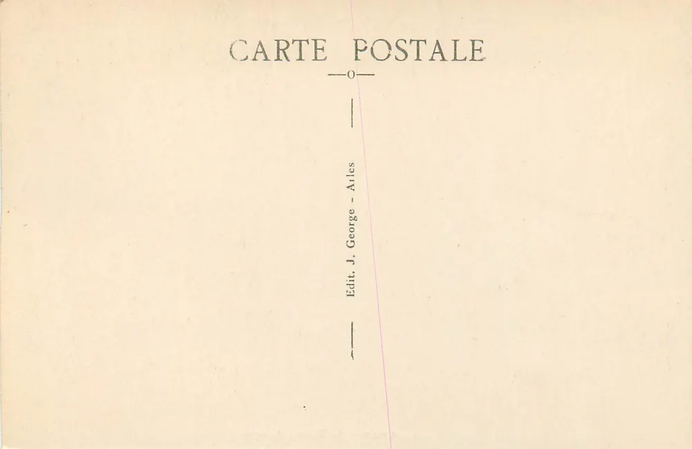 Arles — O Teatro Antigo — Editor J. George, n°71 - Verso