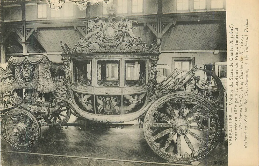 Carro do Sacre do Príncipe Imperial Charles X (1825) — Versailles — restaurada em 1896 - Frente