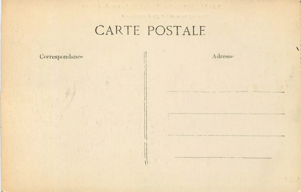 Versailles — Vue Générale du Parc et du Château — Éditeur E.P.D. - Verso