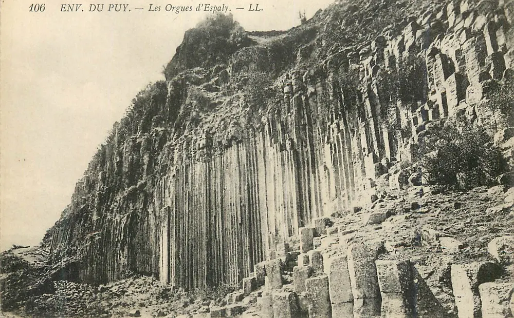 Environs of Puy — Les Orgues d’Espaly — LL. - Front