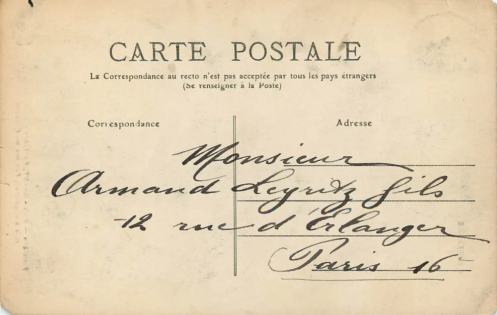 Brest - Monumentale Fontäne der Frau von Plébêns — La Bretagne, Verlag Nr. 329 - Rückseite