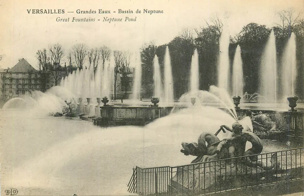 Versailles — Grandes Eaux - Bassin de Neptune — Éditeur BID - Recto