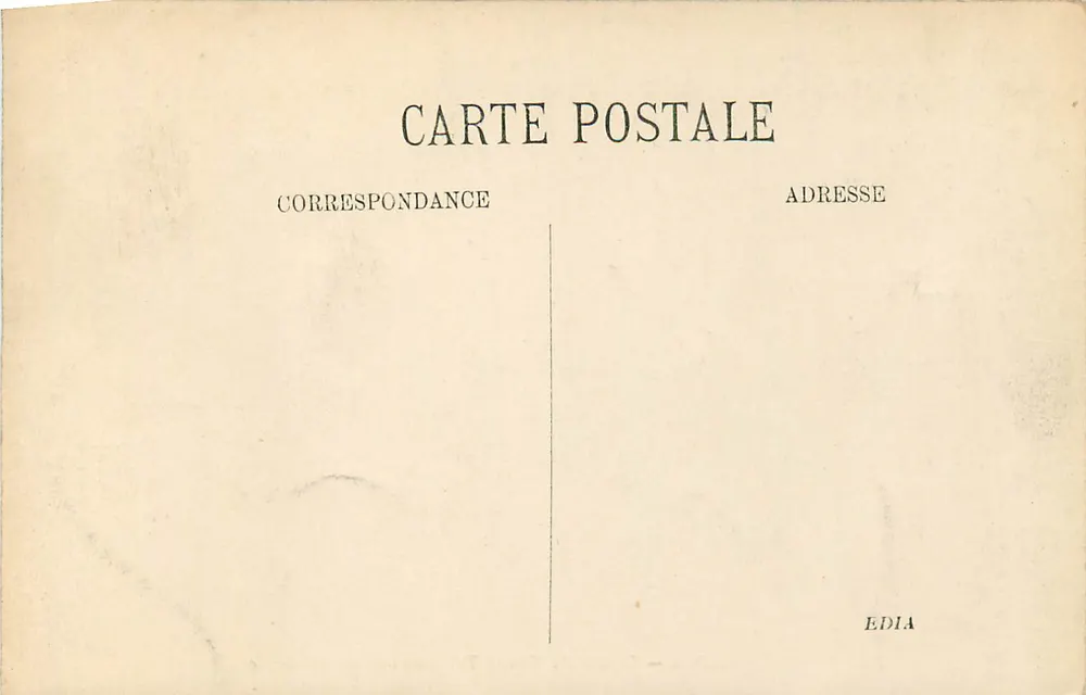 Versailles — Entrée du Grand Trianon vue du Péristyle — Éditeur EDIA, n° 233 - Verso