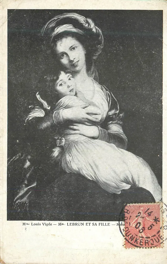 Madame Louis Vigée — Madame Lebrun und ihre Tochter — Museum - Vorderseite