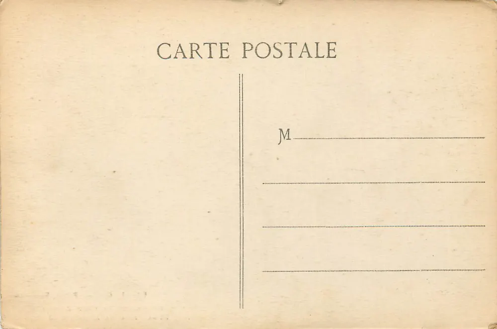 Lac de Bonlieu — Excursion en Franche-Comté en 1931 — Éditeur E. Baudrand, Besançon - Verso
