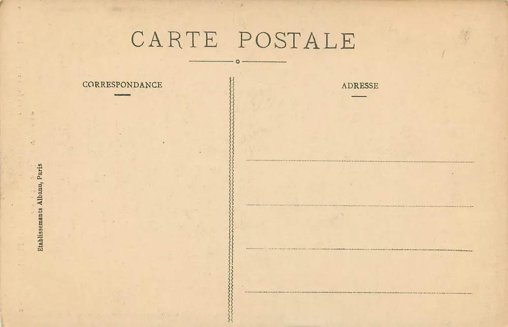 Maison du Centaure à Montferrand — Ancienne demeure des Sires de Beaujeu — Éditeur E.A. n°209 - Verso