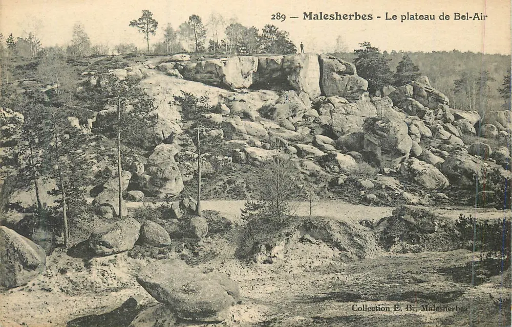 Malesherbes - Le plateau de Bel-Air — Collection E. D. Malesherbes, n° 289 - Recto