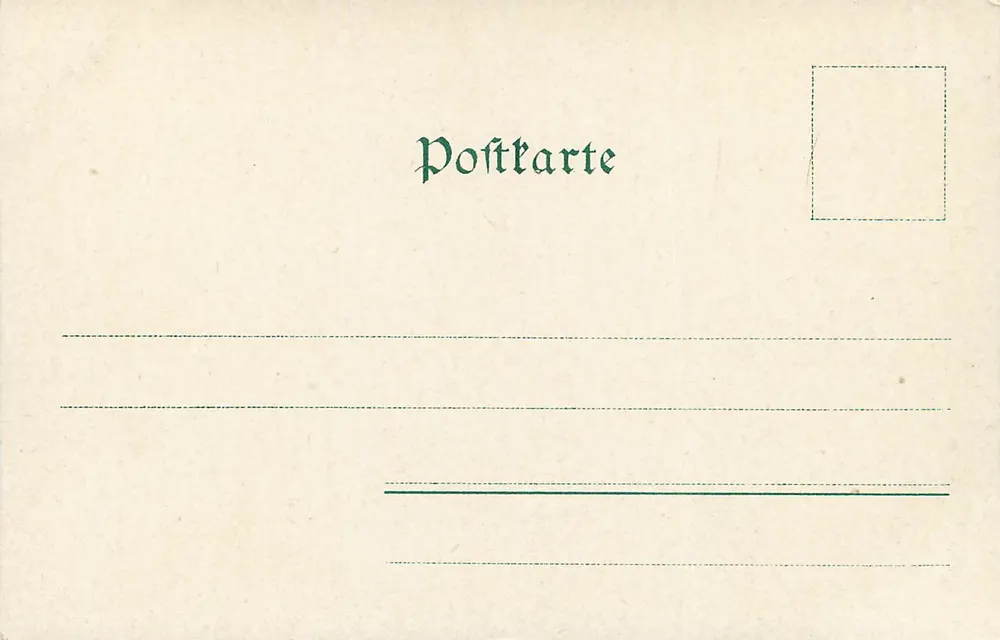 Estrasburgo — Catedral de Nossa Senhora — editor Ottmar Zehner, Munique - Verso
