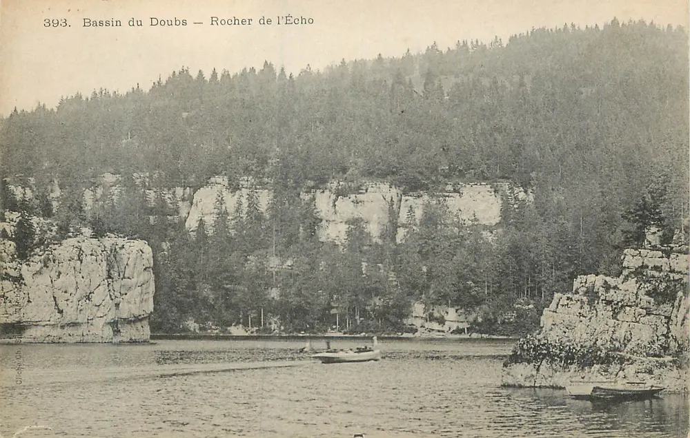 Bacia do Doubs — Rocher de l'Écho — n° 393 - Frente