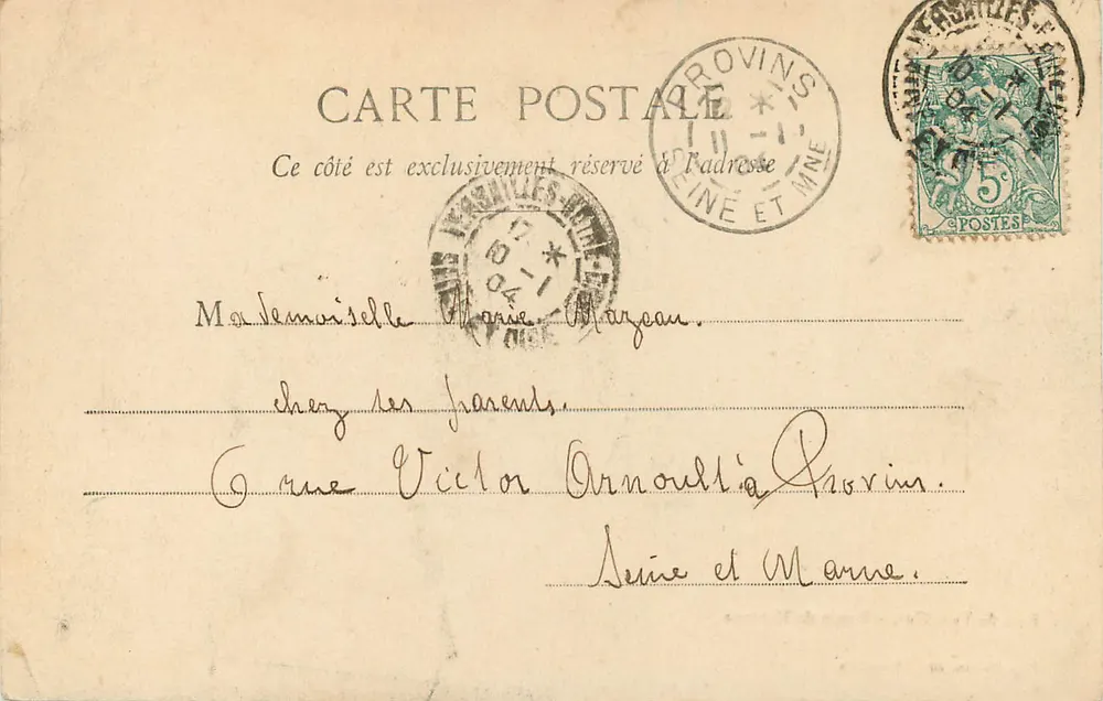 Parque de Versailles - Bassin de Netuno — Mme Moreau, editora, Versailles - Verso