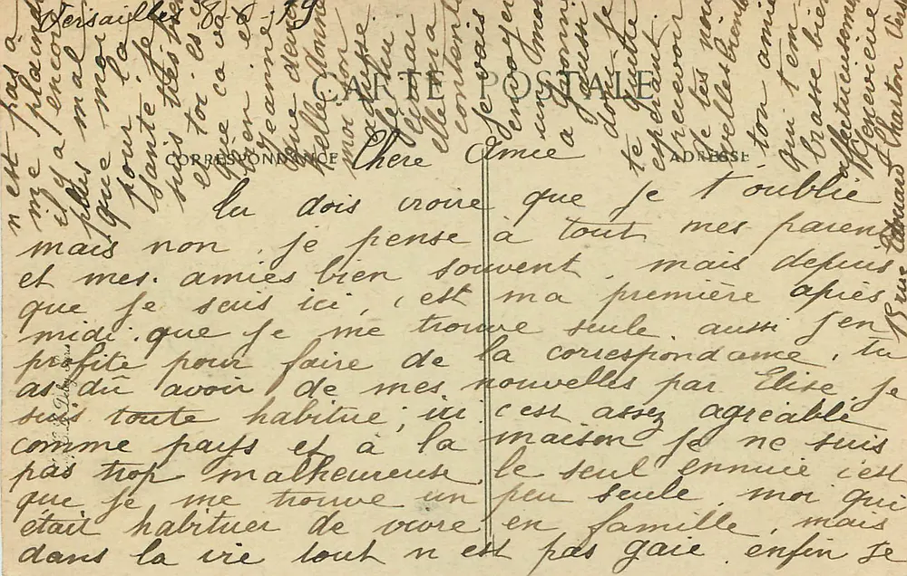 Versailles — A Catedral São Luís — Editor não identificado, n° 17 - Verso