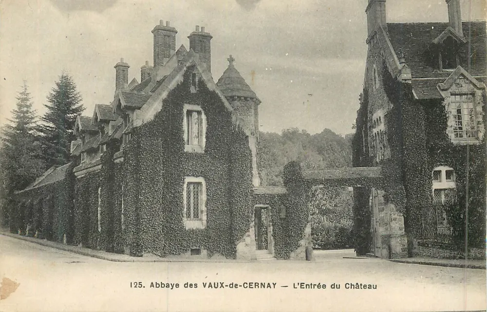 Abtei VAUX-de-CERNAY — Eingang zum Schloss — Langrange, Rambouillet - Vorderseite