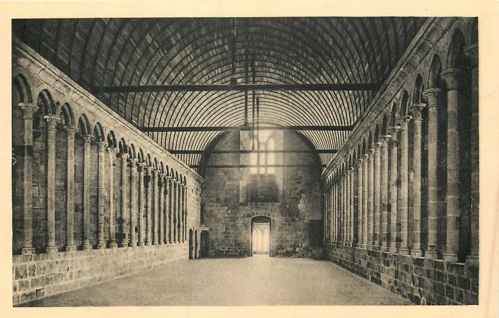 Abtei Mont-Saint-Michel — Refektorium — Serv. Commercial Monuments Historiques, Paris - Vorderseite