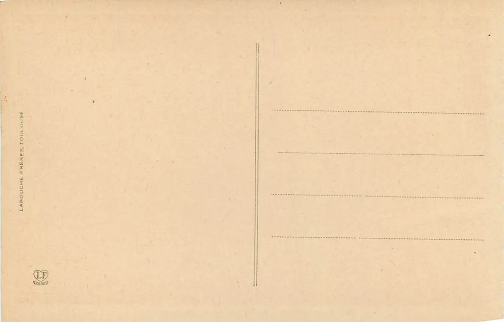 Gavarnie — Le Cirque et la Chaumière — Labouche Frères, Toulouse, n°157 - Verso