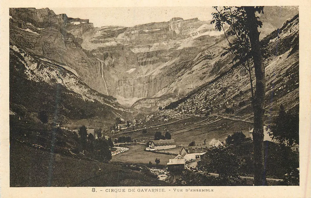 Cirque de Gavarnie — Vista geral — Labouche Frères, Toulouse - Frente