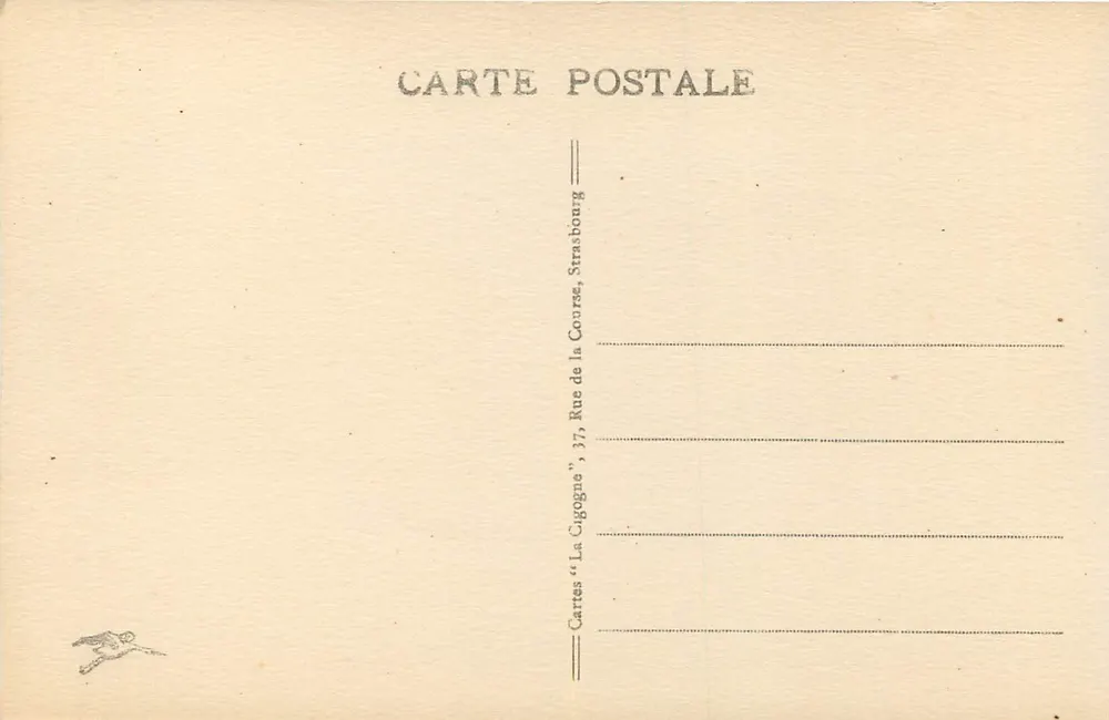 Le Hohnneck (alt. 1366 m.) vu du Spitzköpfe — carte postale n°142 — éditeur Cartes 'La Cigogne', Strasbourg - Verso