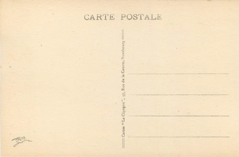 Umgebung von GÉRARDMER — La Vologne am Brücke der Fee — Verlag: Karten "La Cigogne", Straßburg - Rückseite
