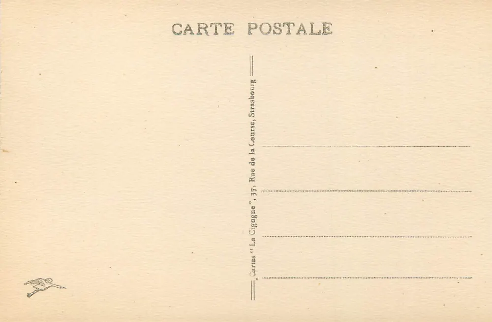 Gérardmer - Vista geral — n° 53 — editor 'Cartes "La Cigogne"' - Verso