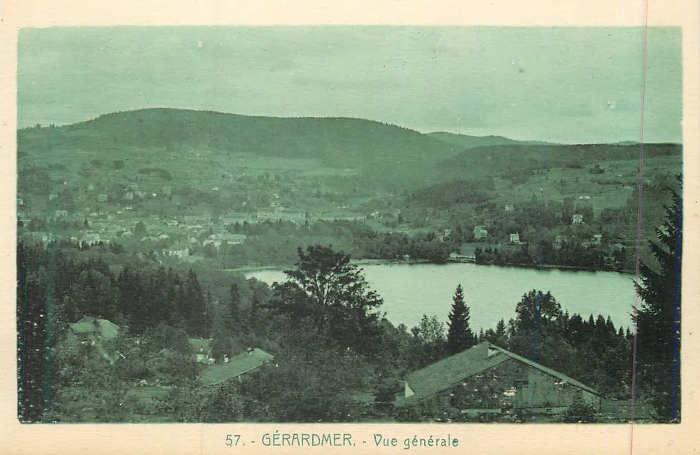 Gérardmer — Vista geral — Cartas 'La Cigogne', Strasbourg - Frente