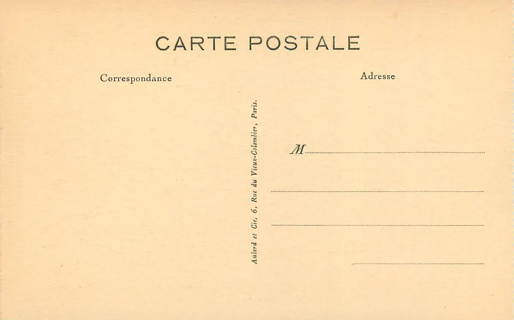 Maison-Mère van de Zusters van Nevers — Met enkele van haar sanctuaria — Aullard et Cie, Parijs - Achterkant